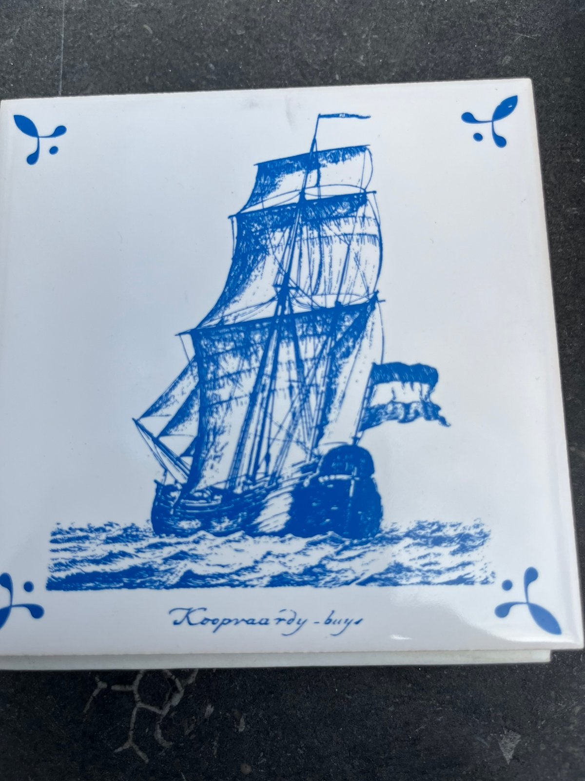Antieke tegels boot HR johnson tiles ltc, Ophalen of Verzenden