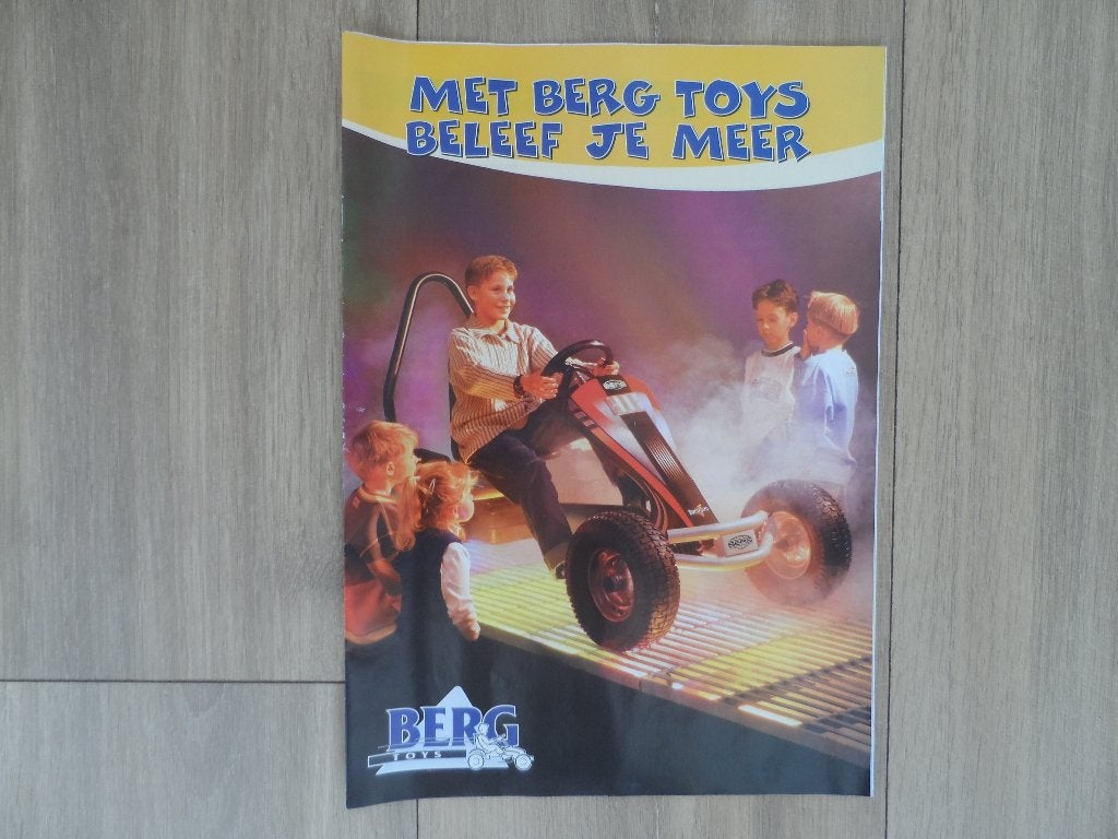 Berg Catalogus + prijzen skelters apr '00, Kinderen en Baby's, Speelgoed | Buiten | Skelters, Ophalen, Gebruikt, Mammoet
