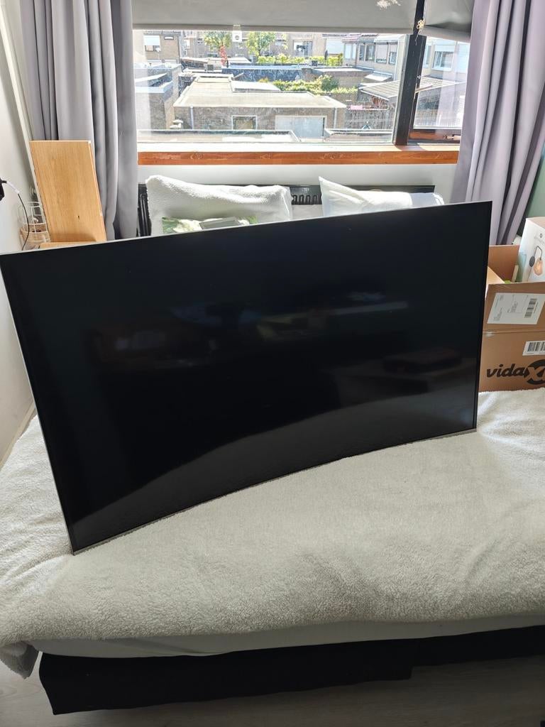 Samsung UE49KU6640 49 inch 4K UHD Curved Smart TV, Ophalen, 50 Hz, Samsung, 100 cm of meer