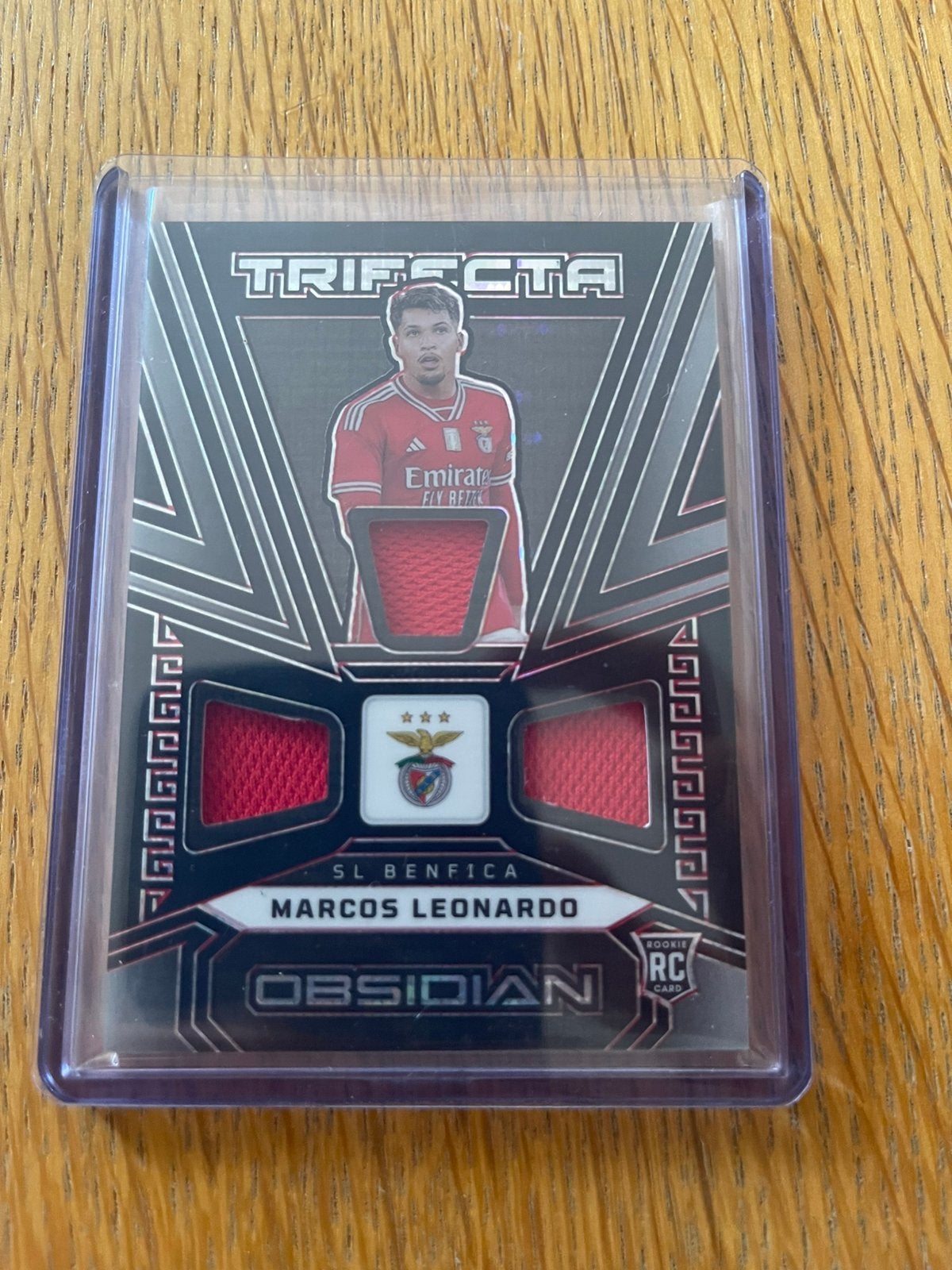 Marcos Leonardo Patch & Rookie card /49 Panini 2023, Ophalen of Verzenden, Zo goed als nieuw, Plaatje