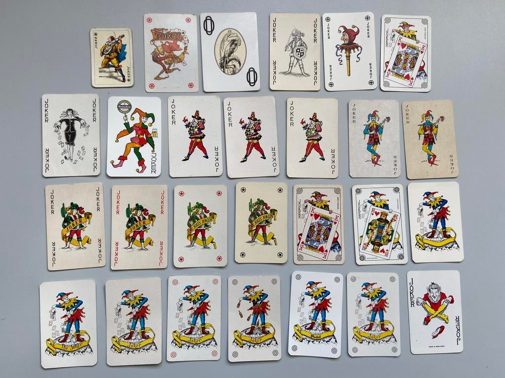 Diverse jokers speelkaart, Ophalen of Verzenden, Gebruikt, Joker(s)