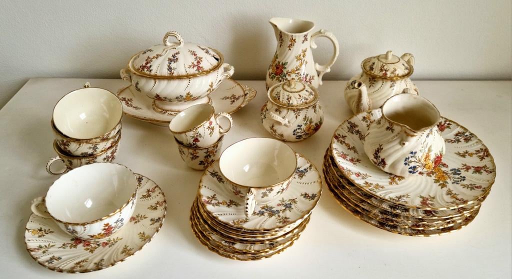 Sarreguemines U&C Louis XV servies (29 delen), Ophalen
