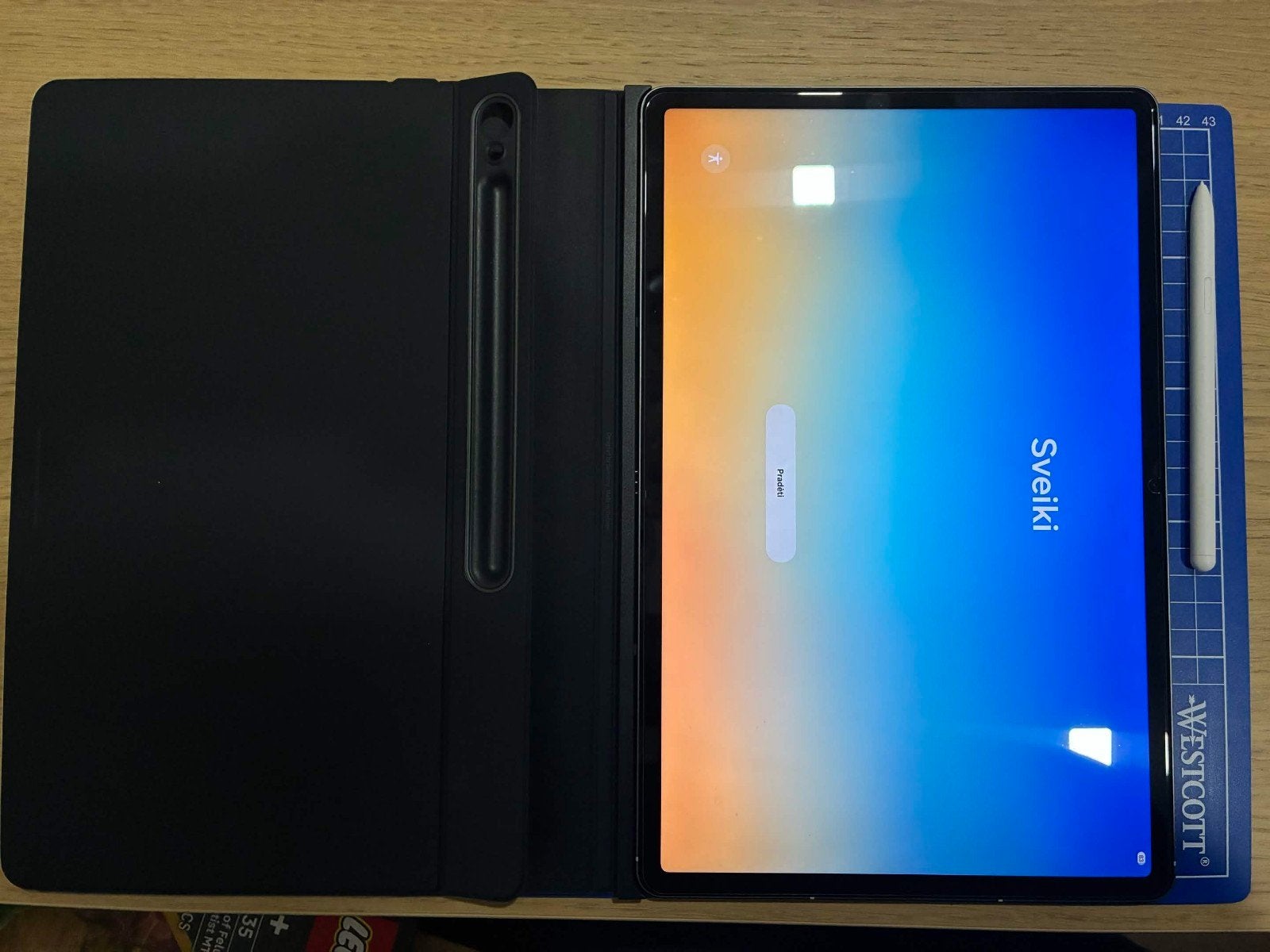 Samsung Galaxy Tab S10 FE+ met S Pen en hoes, Ophalen, 13 inch of meer, Zo goed als nieuw, Samsung