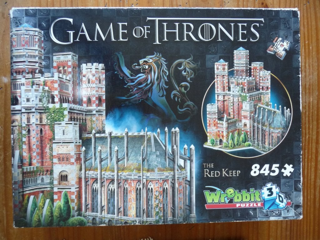 3D puzzel "Game of Thrones", Ophalen of Verzenden, 500 t/m 1500 stukjes, Zo goed als nieuw, Rubik's of 3D-puzzel