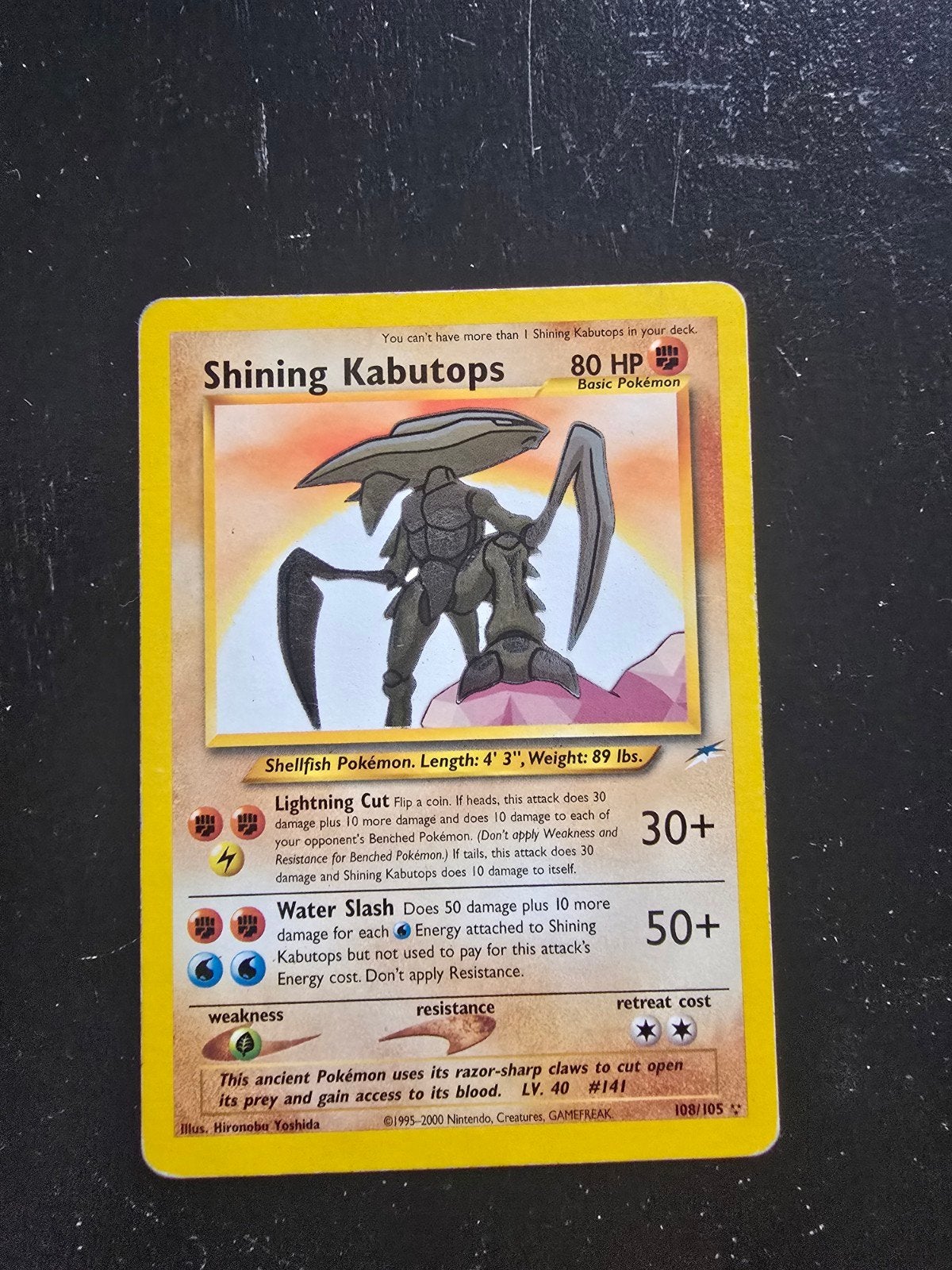 Shining Kabutops! Mooie staat, Ophalen of Verzenden, Zo goed als nieuw