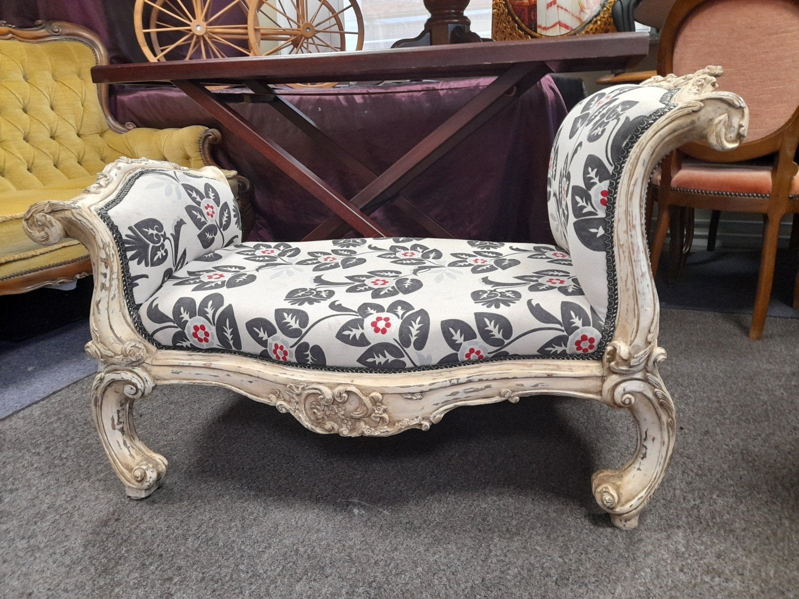 Antieke barok sofa  bankje, Ophalen