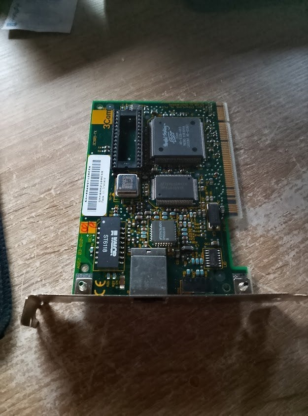 Vintage 3Com EtherLink XL PCI Netwerkkaart, Computers en Software, Ophalen of Verzenden, Zo goed als nieuw, Intern, 3Com