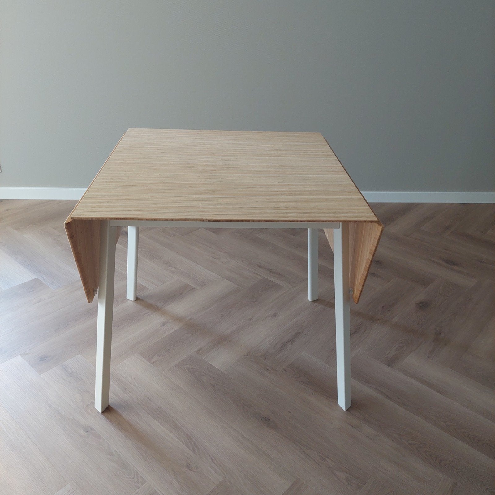 Klaptafel - Afmeting 74/138 x 80 cm, Gebruikt, 100 tot 150 cm, Modern, Scandinavisch, 50 tot 100 cm