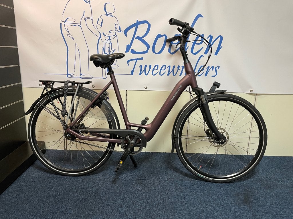 Batavus Finez Excl 28/57 8v Belt Drive Damesfiets Alfine, Fietsen en Brommers, Fietsen | Dames | Damesfietsen, Ophalen, Batavus