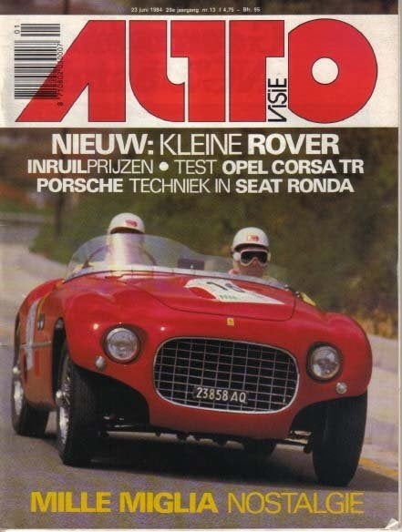 Autovisie 13 1984 : Land Rover 90 - Opel Corsa TR - Peugeot, Ophalen of Verzenden, Gelezen, Algemeen