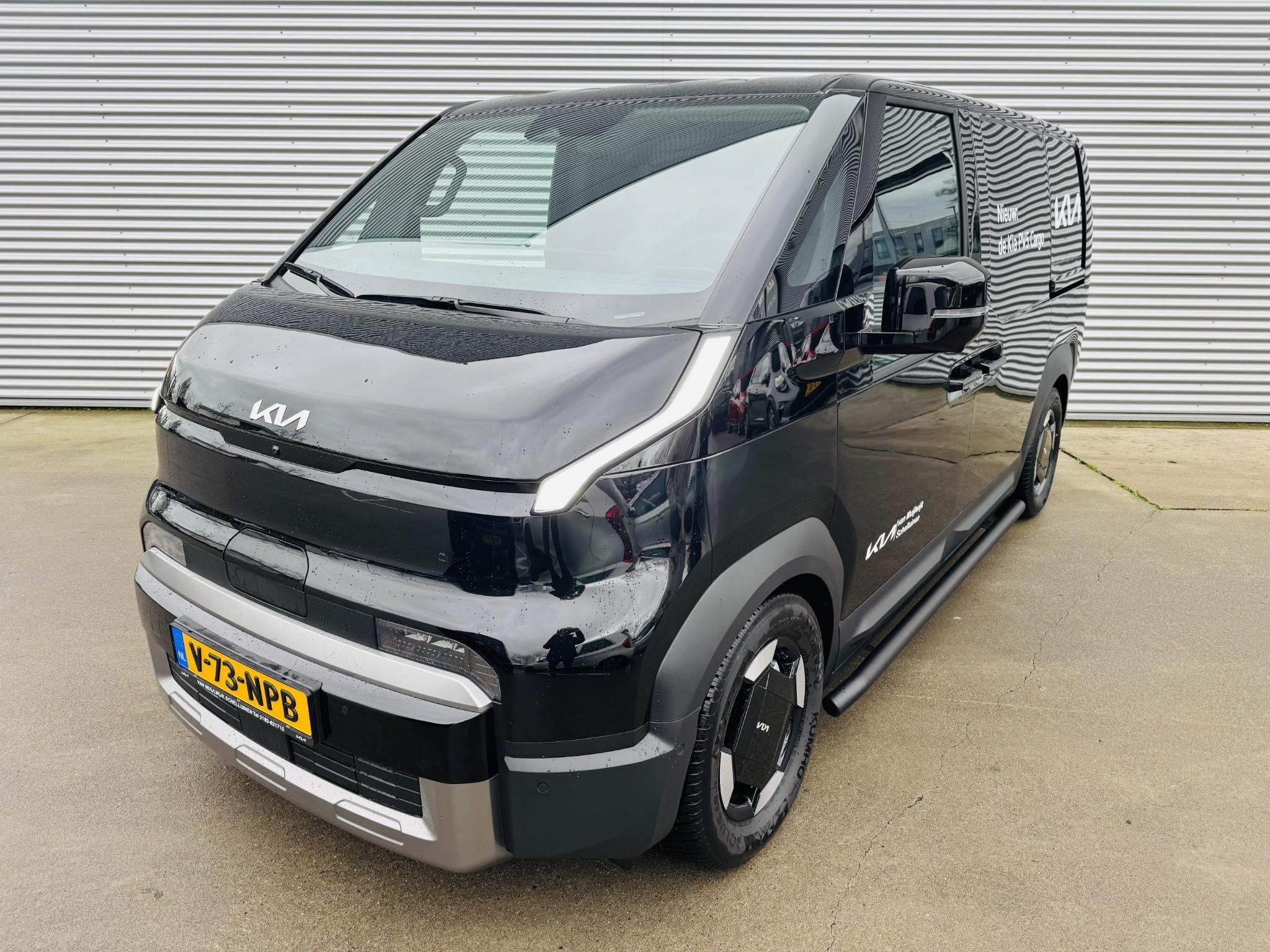 Kia PV5 L2H1 Elite 71.2 kWh DEMO-AUTO ! Kmstand kan iets var, Auto's, Stof, 750 kg, 1885 kg, Origineel Nederlands