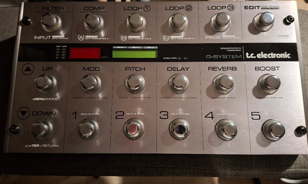 TC Electronic G-System in perfecte staat, Muziek en Instrumenten, Effecten, Ophalen of Verzenden, Zo goed als nieuw, Delay of Echo