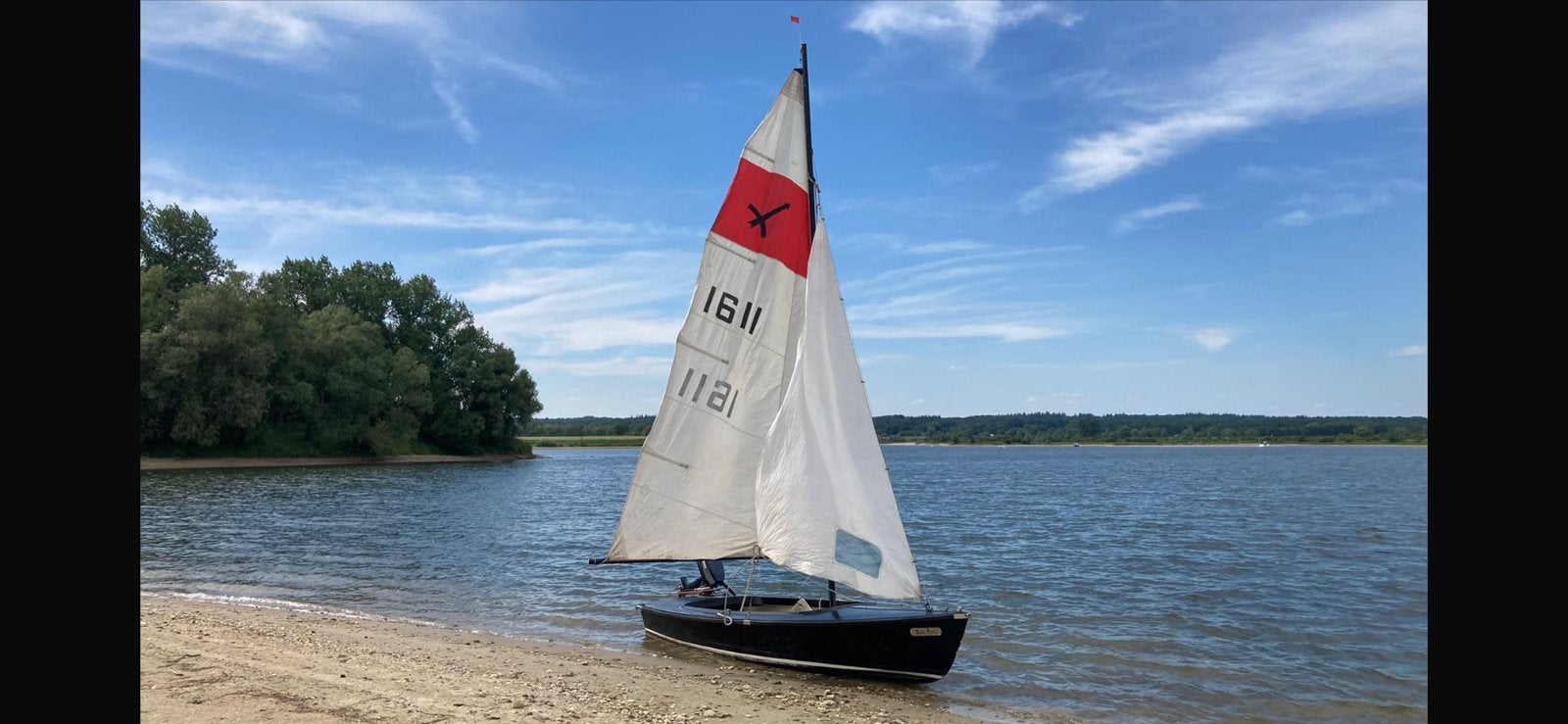 zeilboot flying arrow schakel  trailer en bbm, Ophalen, Gebruikt, Overige typen, Polyester