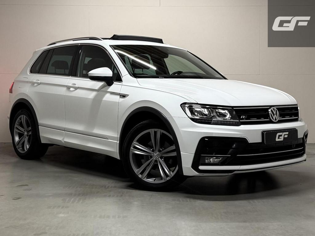 Volkswagen Tiguan 1.4 TSI ACT 2X R-Line Pano Virtual ACC NAP, Auto's, Volkswagen, Stof, 4 cilinders, Wit, Origineel Nederlands