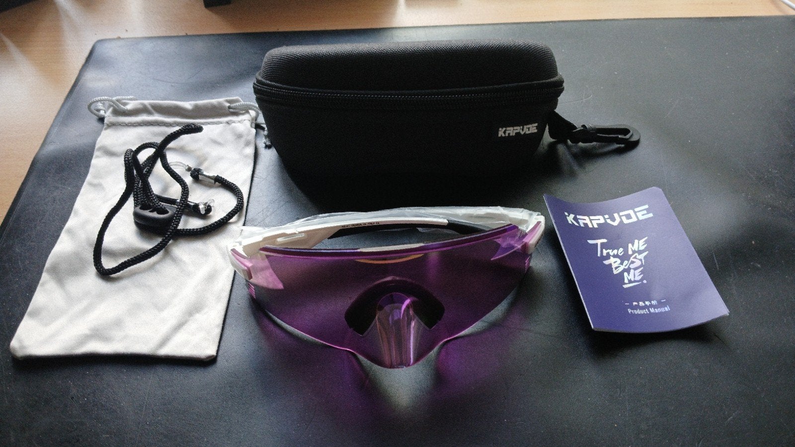 Sportbril met accessoires, hoesje, tasje, koortje, Sport en Fitness, Wielrennen, Ophalen of Verzenden, Nieuw, Overige typen