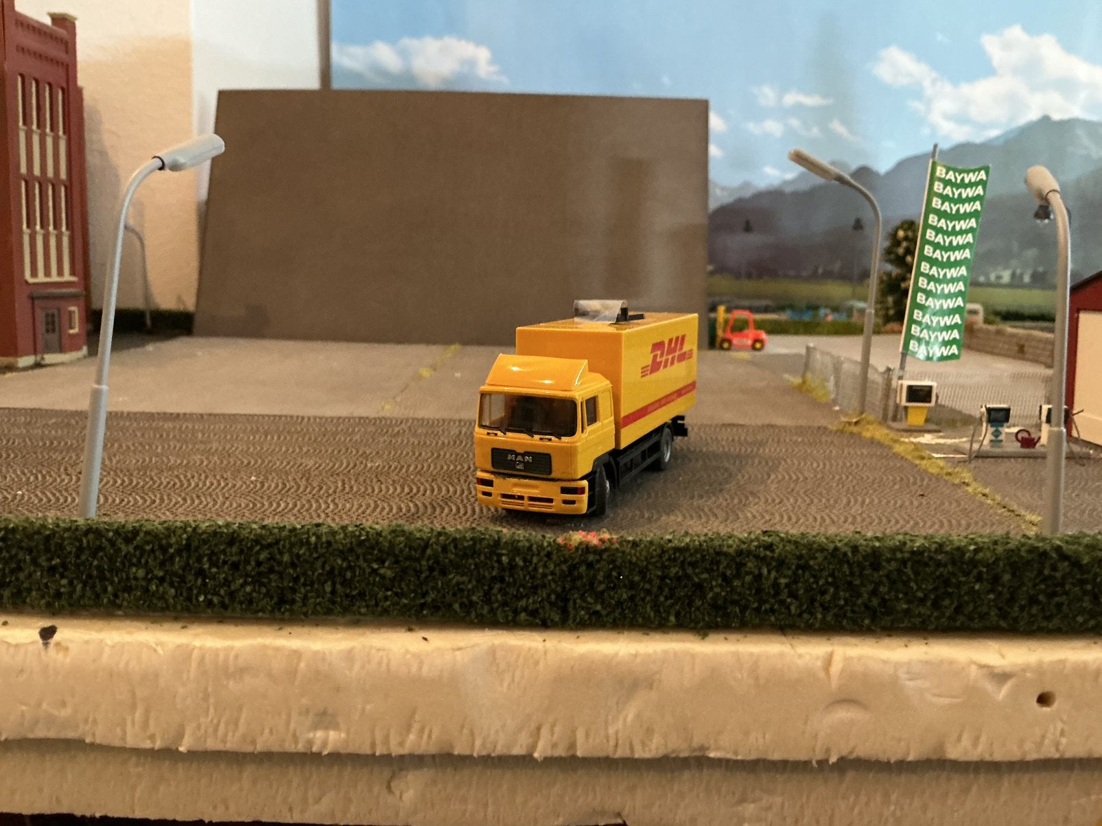 Faller car DHL bakwagen ho, Ophalen of Verzenden, Zo goed als nieuw, Auto, Overige merken