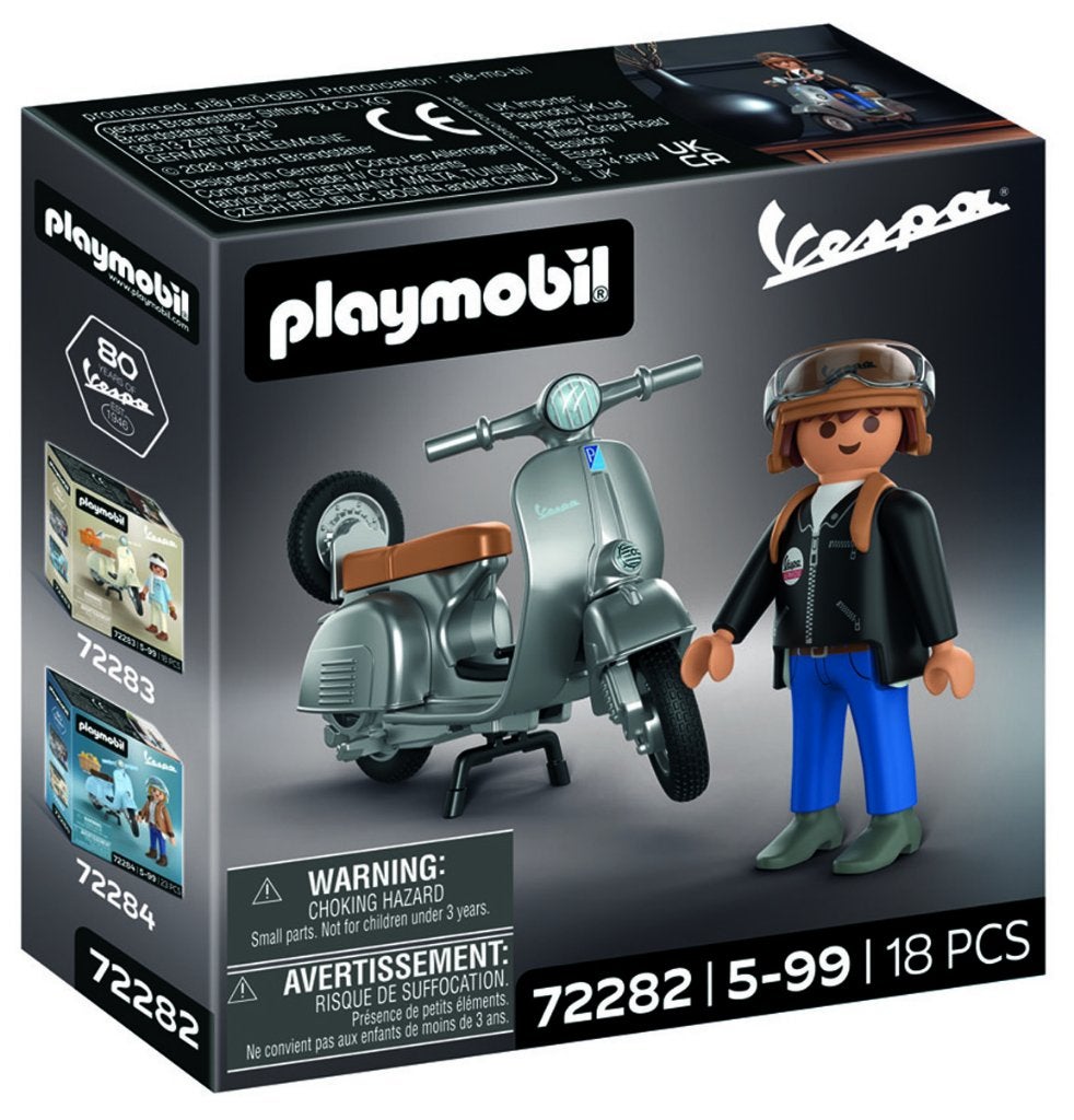 PLAYMOBIL 72282 Vespa Originele uitvoering 80 jaar 18 delig, Complete set, Voertuig, Nieuw, Ophalen of Verzenden