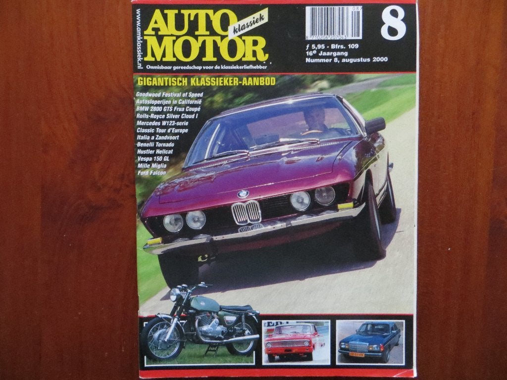 Auto Motor Klassiek 8 2000 BMW Frua, W123, Silver Cloud 1, Ophalen of Verzenden, Nieuw, BMW