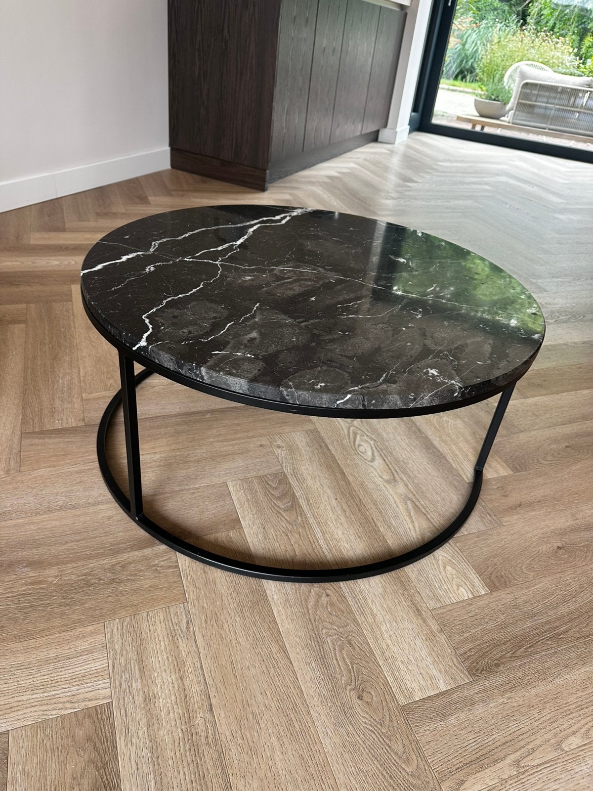 Salontafel - Goossens Wonen, Ophalen, Gebruikt, 50 tot 100 cm, Rond