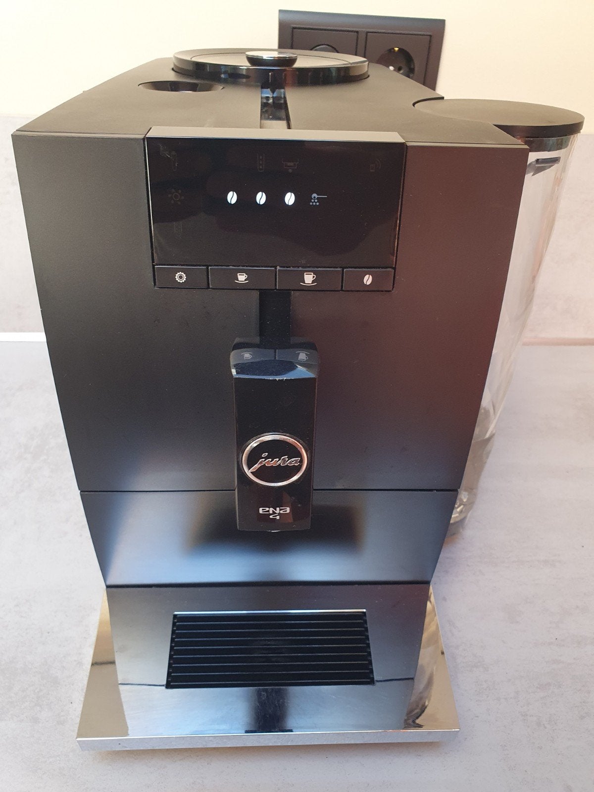 Jura ENA 4 Full Metro Black, Witgoed en Apparatuur, Koffiezetapparaten, Ophalen, Afneembaar waterreservoir, Zo goed als nieuw
