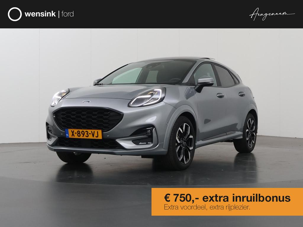 Ford Puma 1.0 EcoBoost Hybrid ST-Line X | Panoramadak | Wint, Auto's, Ford, Bedrijf, Te koop, Puma, ABS, Achteruitrijcamera, Adaptive Cruise Control
