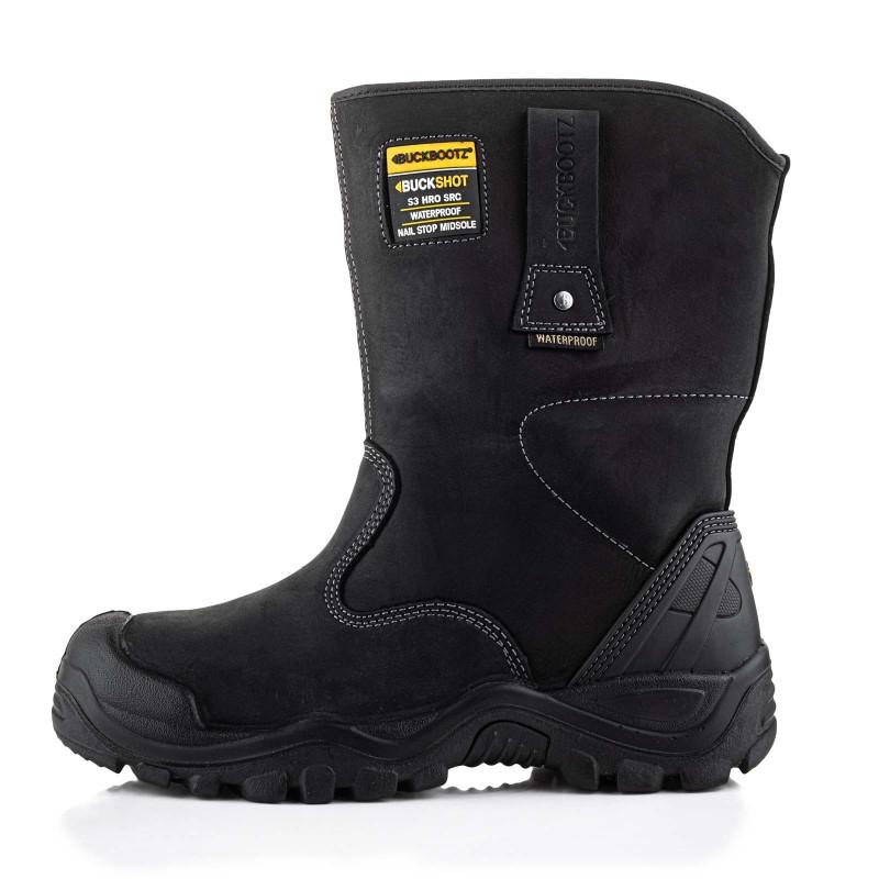 BuckBootz Buckshot S3 Werklaars Zwart – Waterdicht (40-47), Werkschoenendeal, Marktplaats@werkschoenendeal.nl, Dames, Schoenen