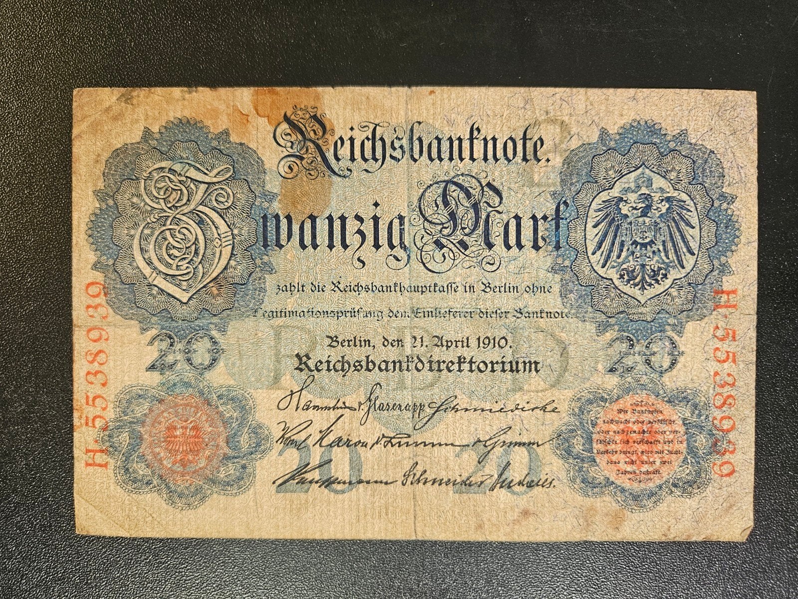 Duitsland pick 40b 1910, Verzenden, Duitsland, Los biljet