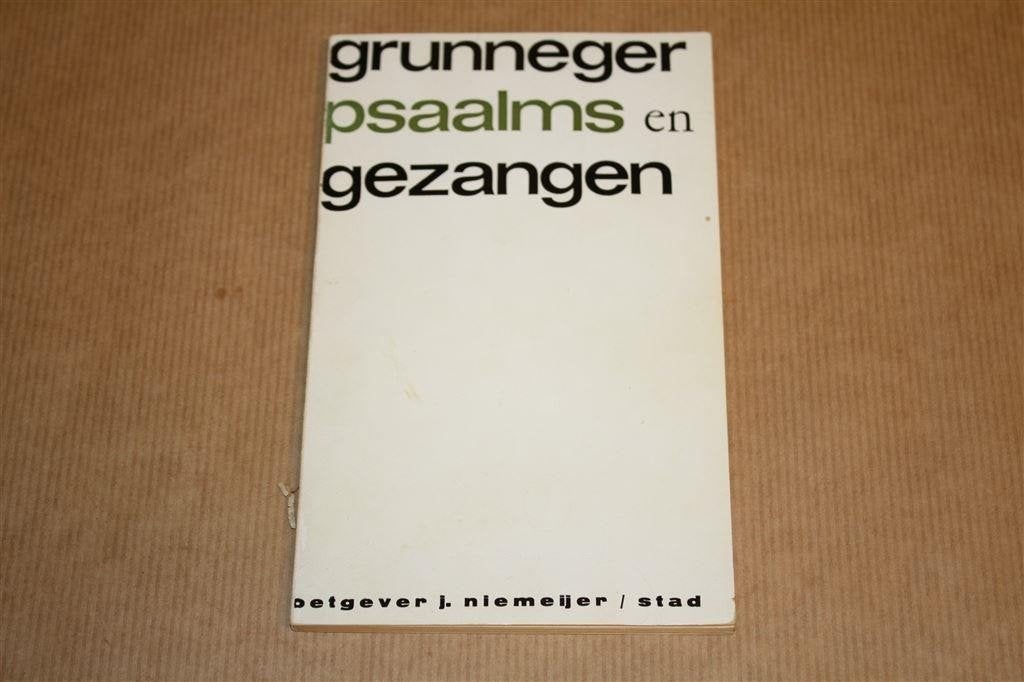 Grunneger psaalms en gesangen., Boeken, Ophalen of Verzenden, Gelezen