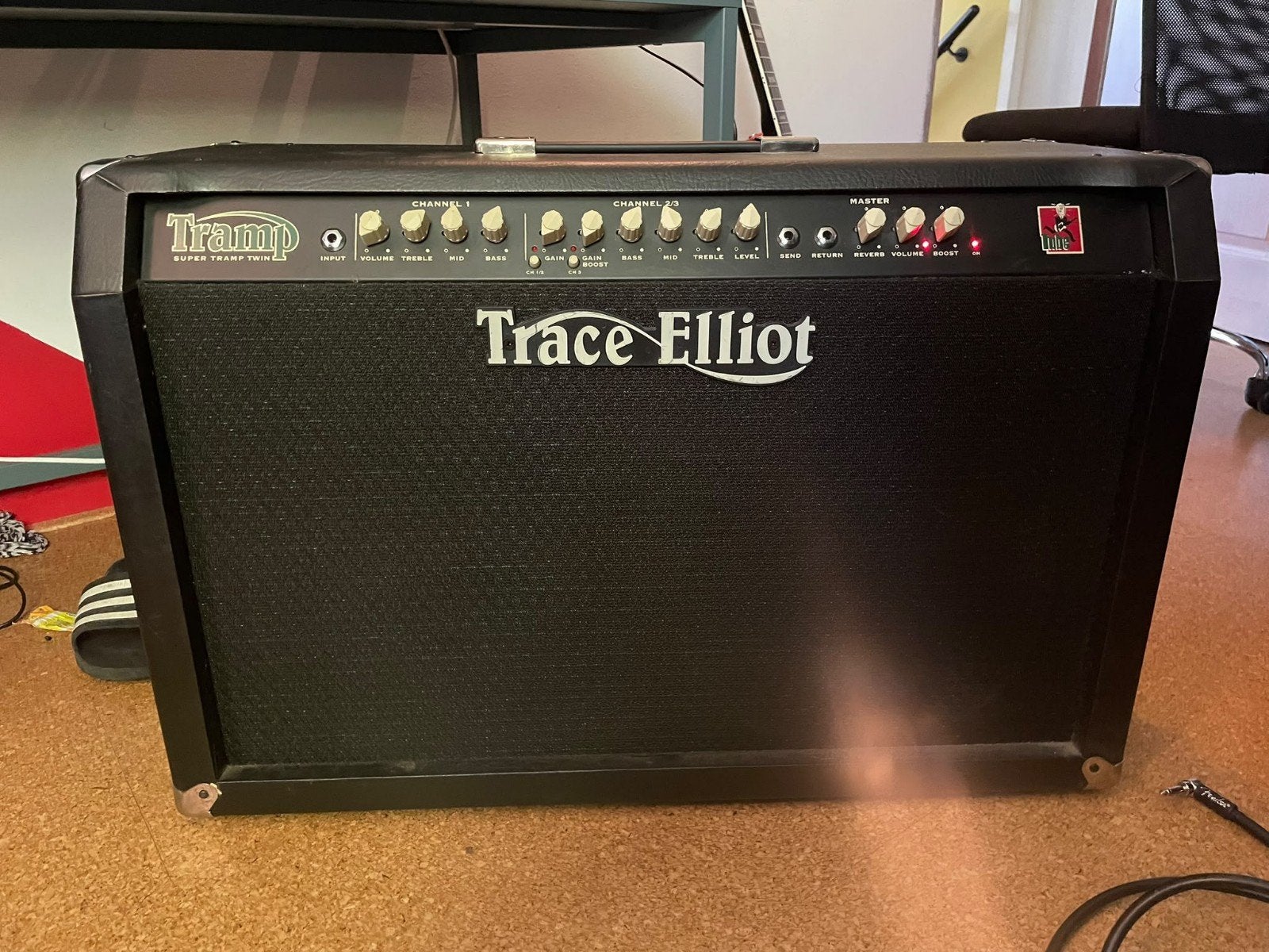 Trace Elliot Super Tramp Twin met celestion g12t75, Muziek en Instrumenten, Ophalen, Gebruikt, Gitaar, 100 watt of meer