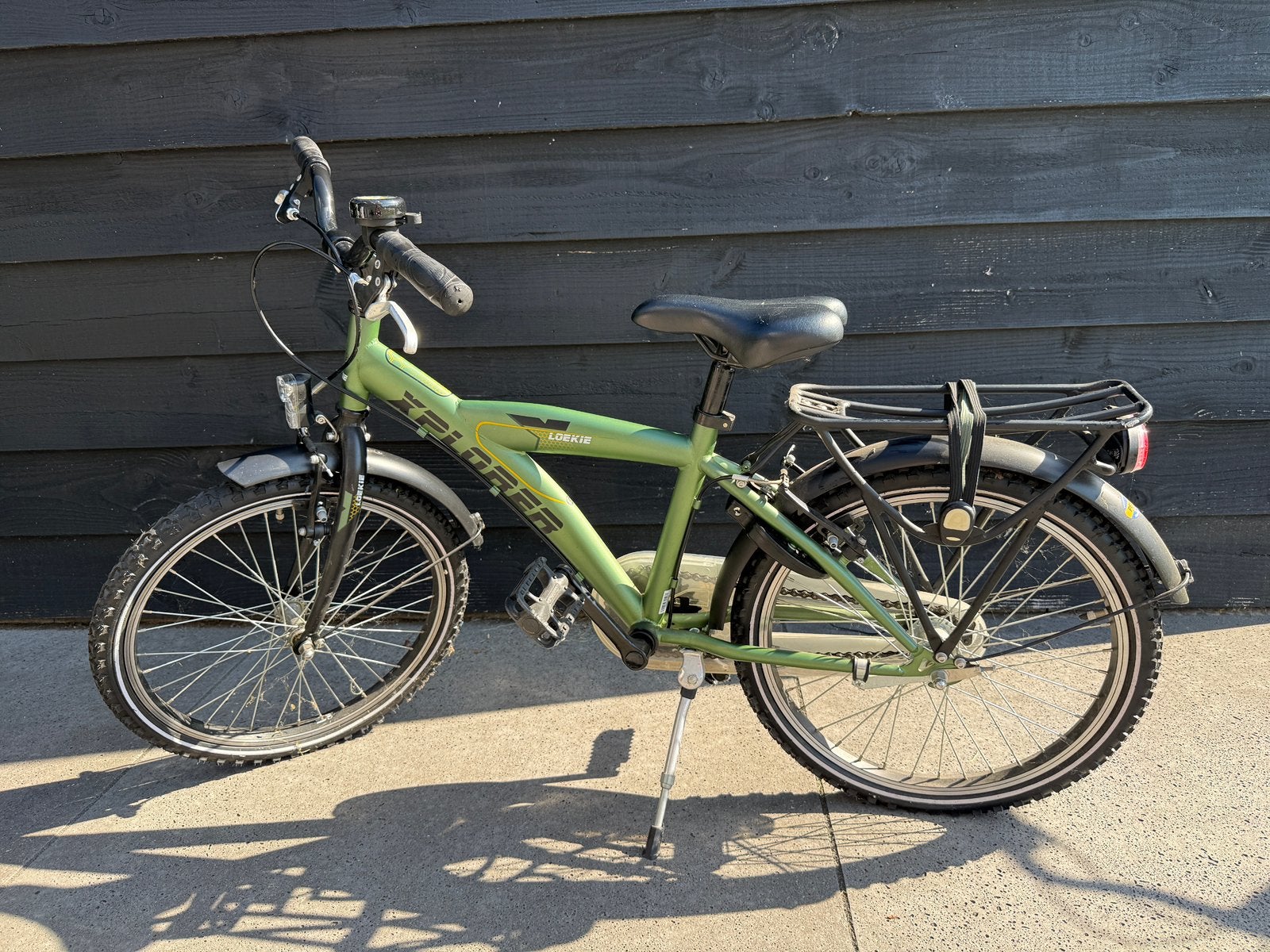 Fiets loekie explorer 20 inch, Ophalen, Terugtraprem, Gebruikt, Handrem