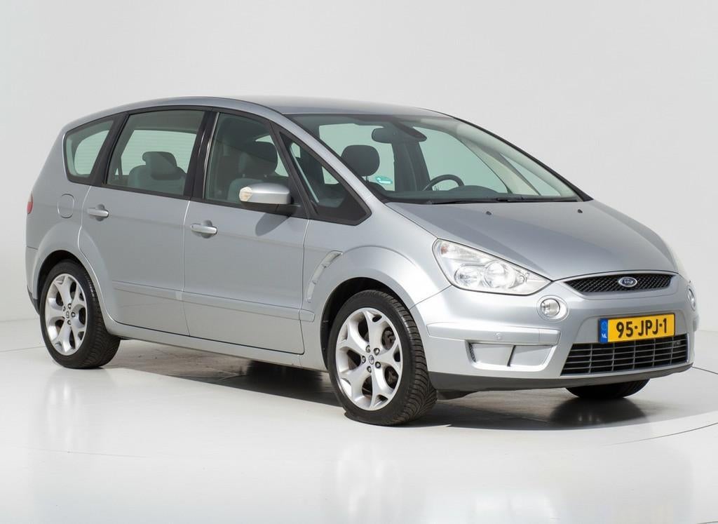 Ford S-Max 2.5 Turbo Titanium|7-persoons|Cruise|PDC|Trekhaak, Auto's, Voorwielaandrijving, Stof, Gebruikt, 1581 kg