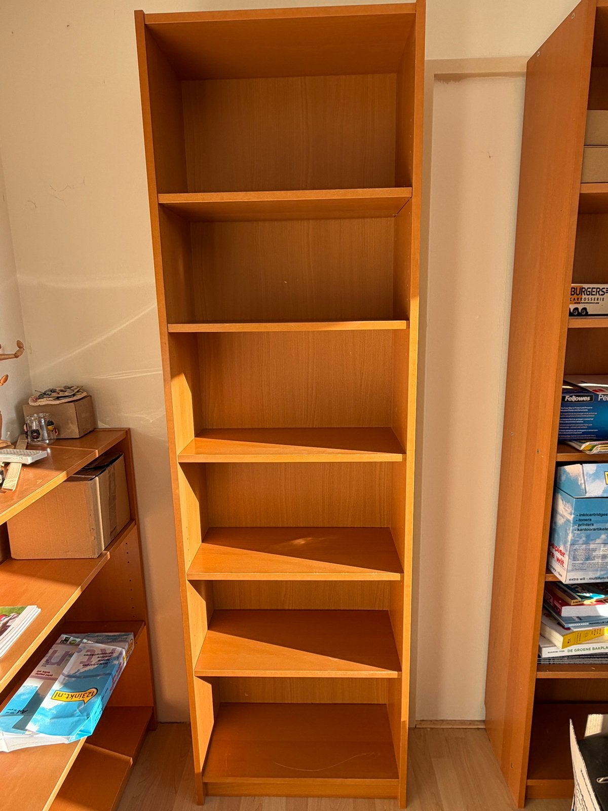IKEA Billy boekenkast beuken, Gebruikt, 200 cm of meer, 25 tot 50 cm, 50 tot 100 cm