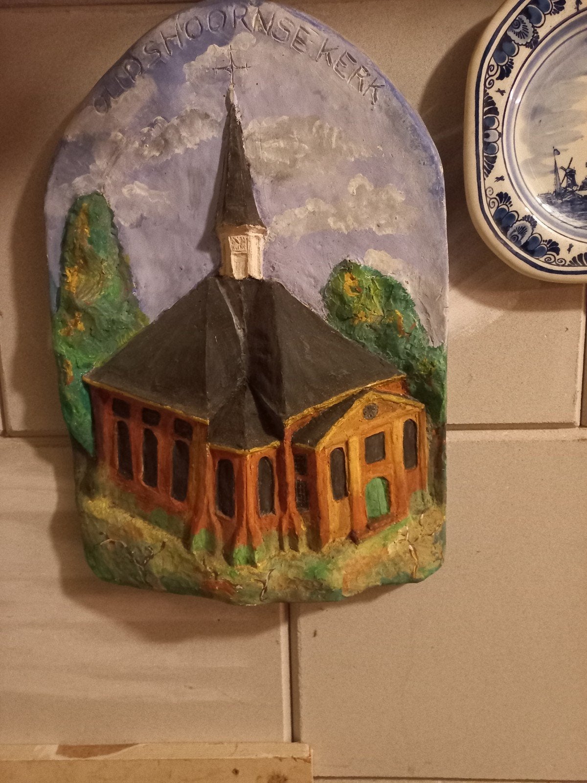 gipsafdruk Oudhoornse kerk, Ophalen of Verzenden