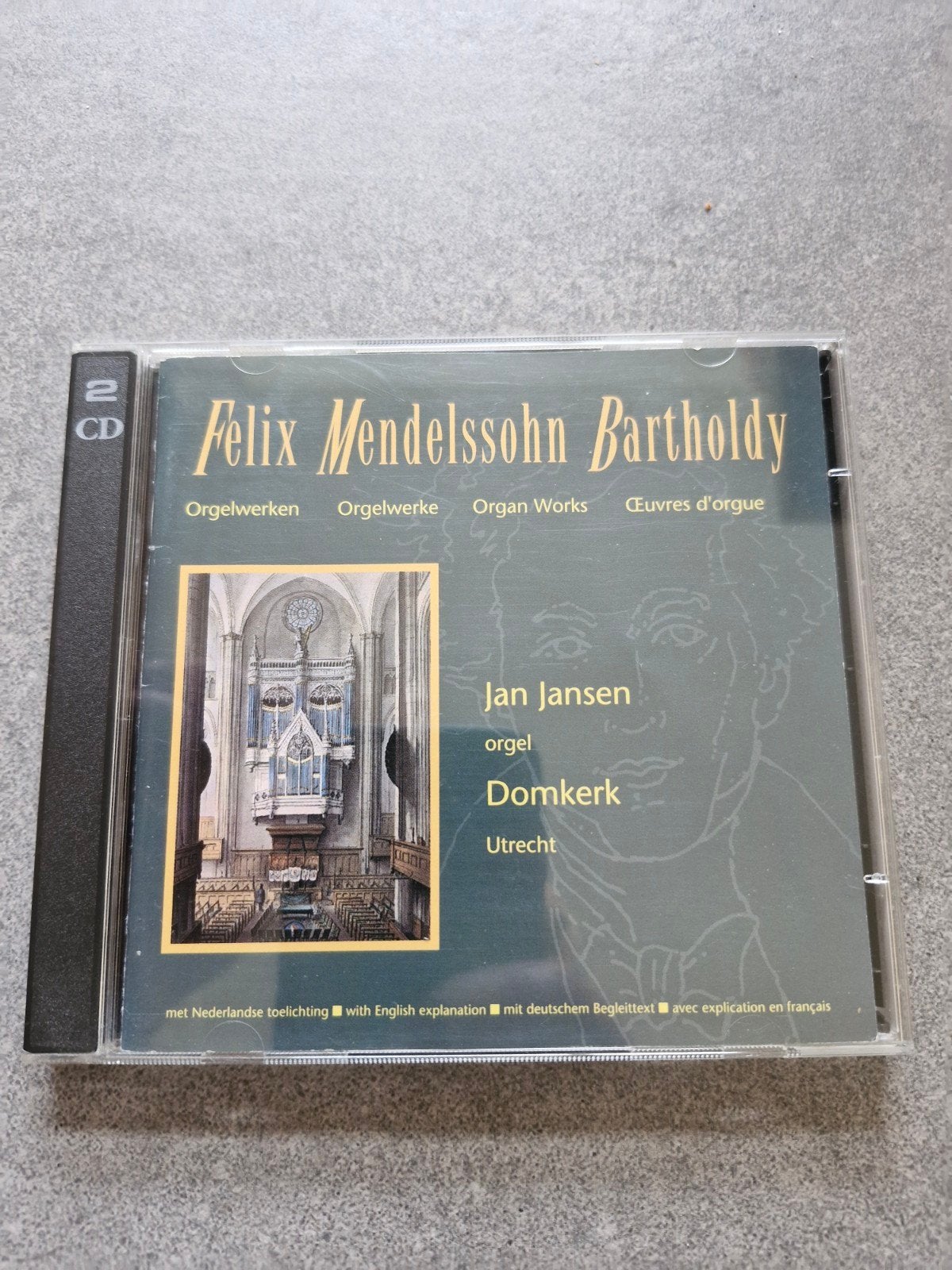Jan Jansen - Orgelwerken Domkerk Utrecht (Dubbel CD), Inclusief boekje, Overige typen, Zo goed als nieuw, Romantiek