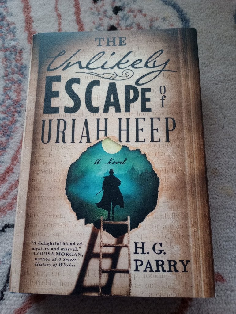 H.G. Parry The Unlikely Escape of Uriah Heep, Ophalen of Verzenden, Zo goed als nieuw, H.G. Parry