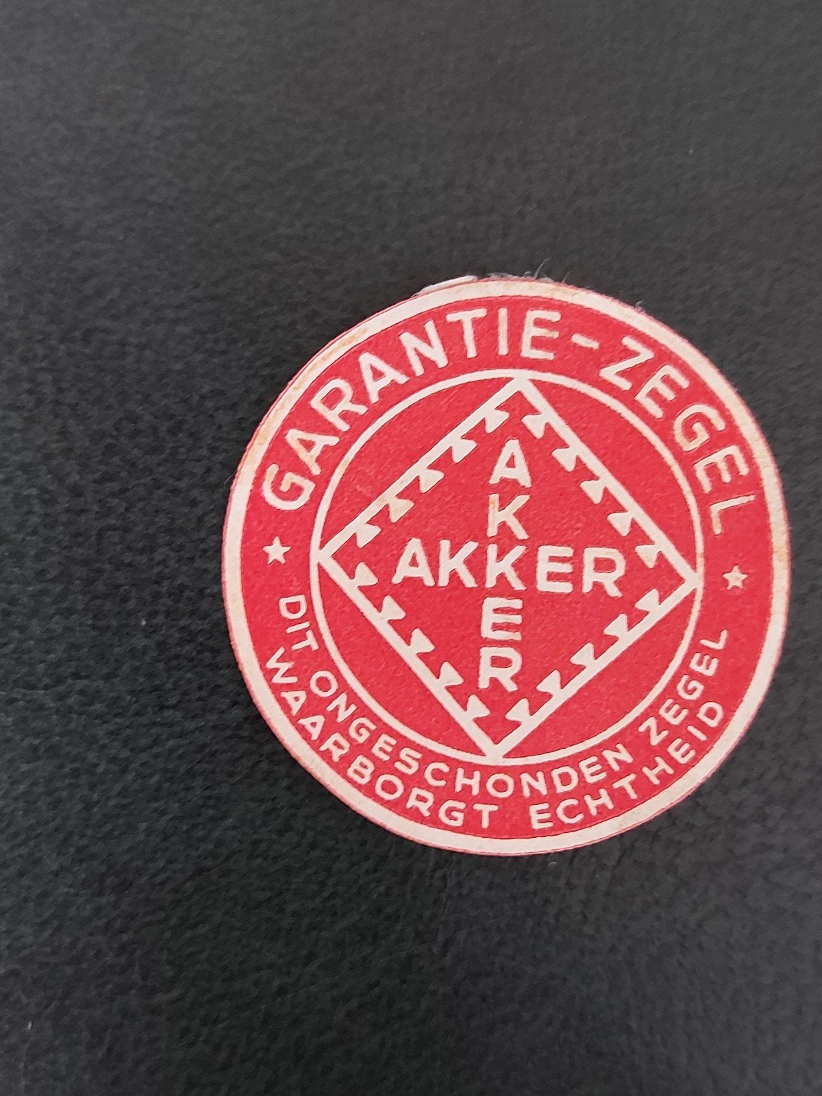 Sluitzegel Garantie Zegel ANKER, Verzamelen, Merken en Reclamevoorwerpen, Verzenden