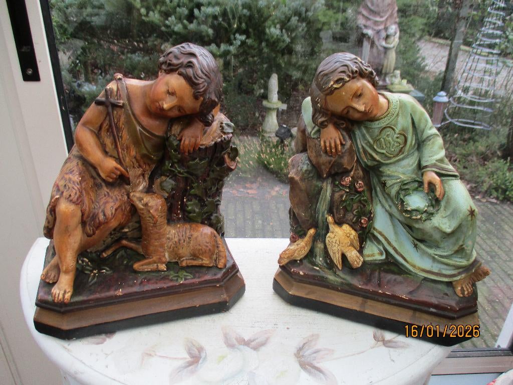 Te koop: Beelden Jezus en Janneke, Ophalen of Verzenden