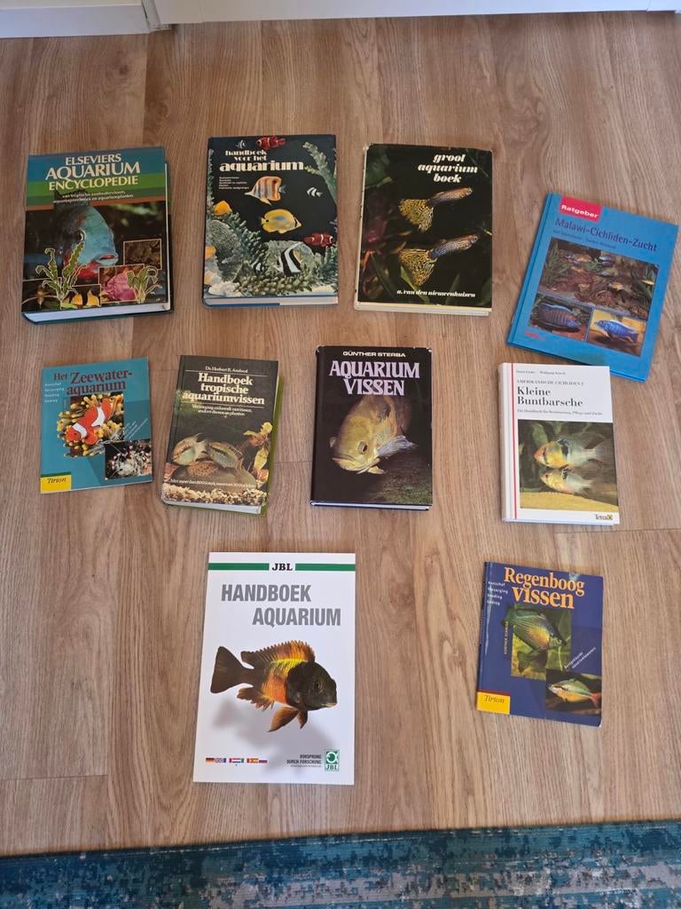 Diverse aquarium boeken - Alles over vissen en aquaria, Boeken, Ophalen of Verzenden, Gelezen, Natuur algemeen, Diverse auteurs