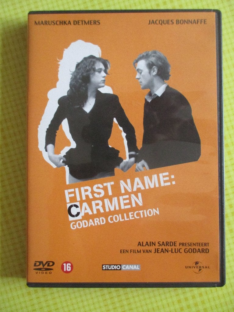 First name : Carmen - DVD Jean-Luc Godard/Maruschka Detmers, Alle leeftijden, Ophalen of Verzenden, Zo goed als nieuw, Overige gebieden
