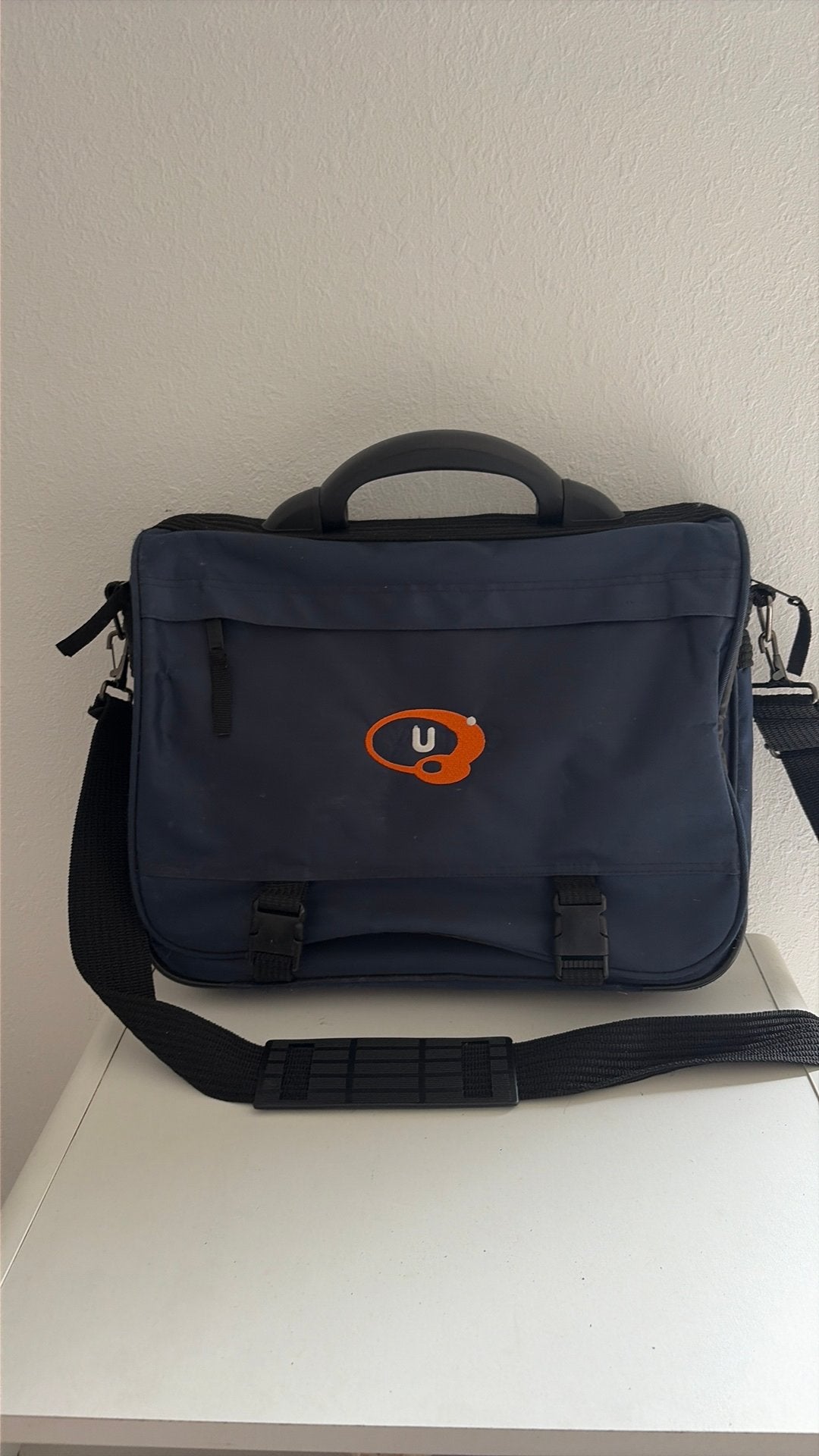 Laptoptas, Ophalen, Gebruikt, Blauw
