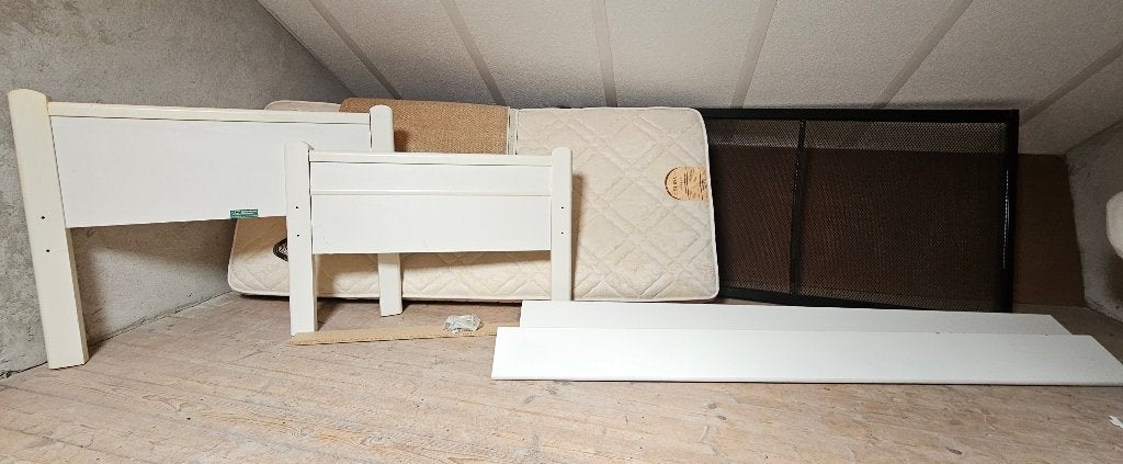 Gratis 1-persoonsbed incl. matras, Ophalen, Gebruikt, 90 cm, Eenpersoons