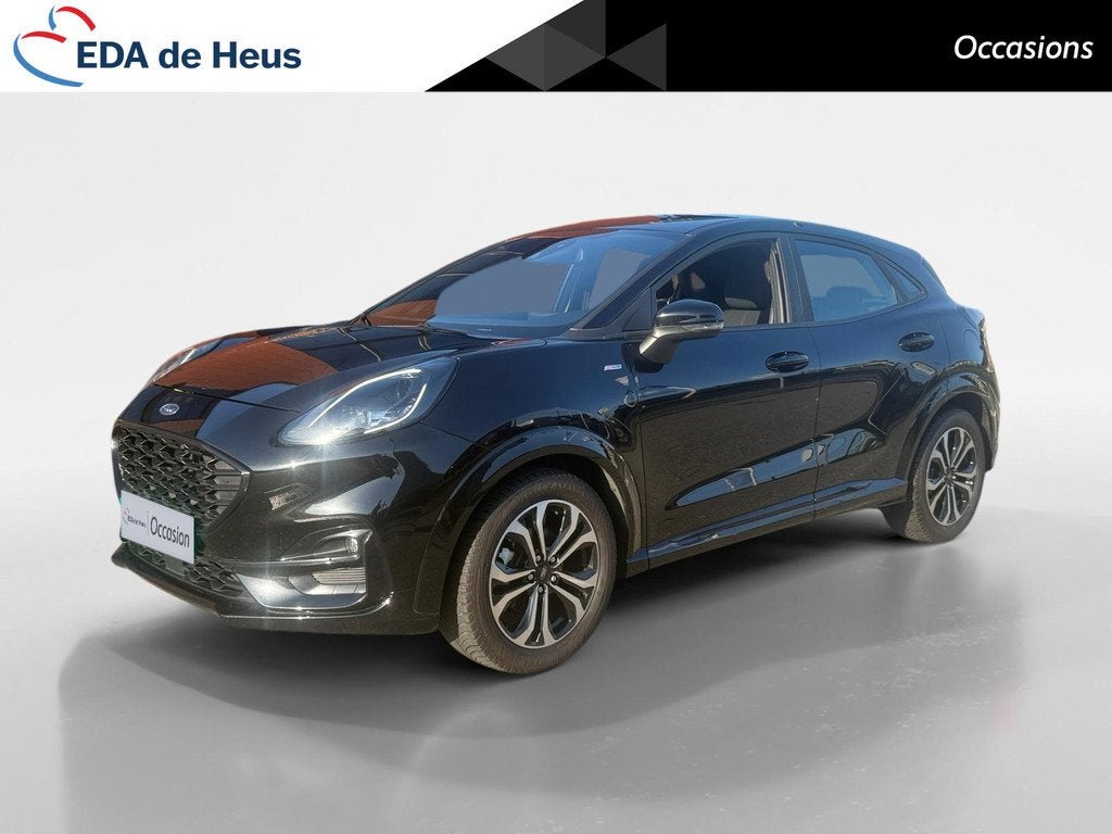 Ford Puma 1.0 EcoBoost Hybrid ST-Line | Stoel/Stuurverwarmin, Auto's, Ford, Voorwielaandrijving, 12 maanden, Euro 6, Zwart