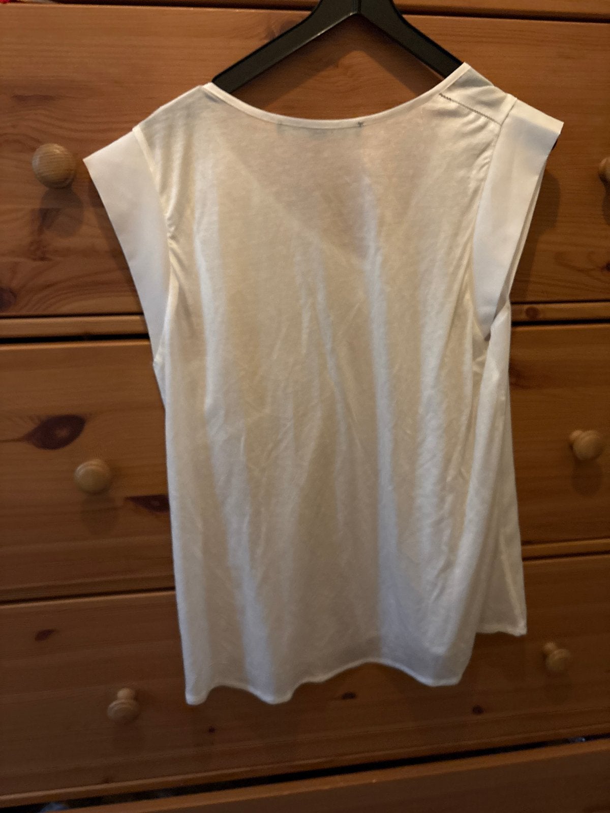 French Connection witte top maat S, Verzenden, Wit, Zo goed als nieuw, Korte mouw