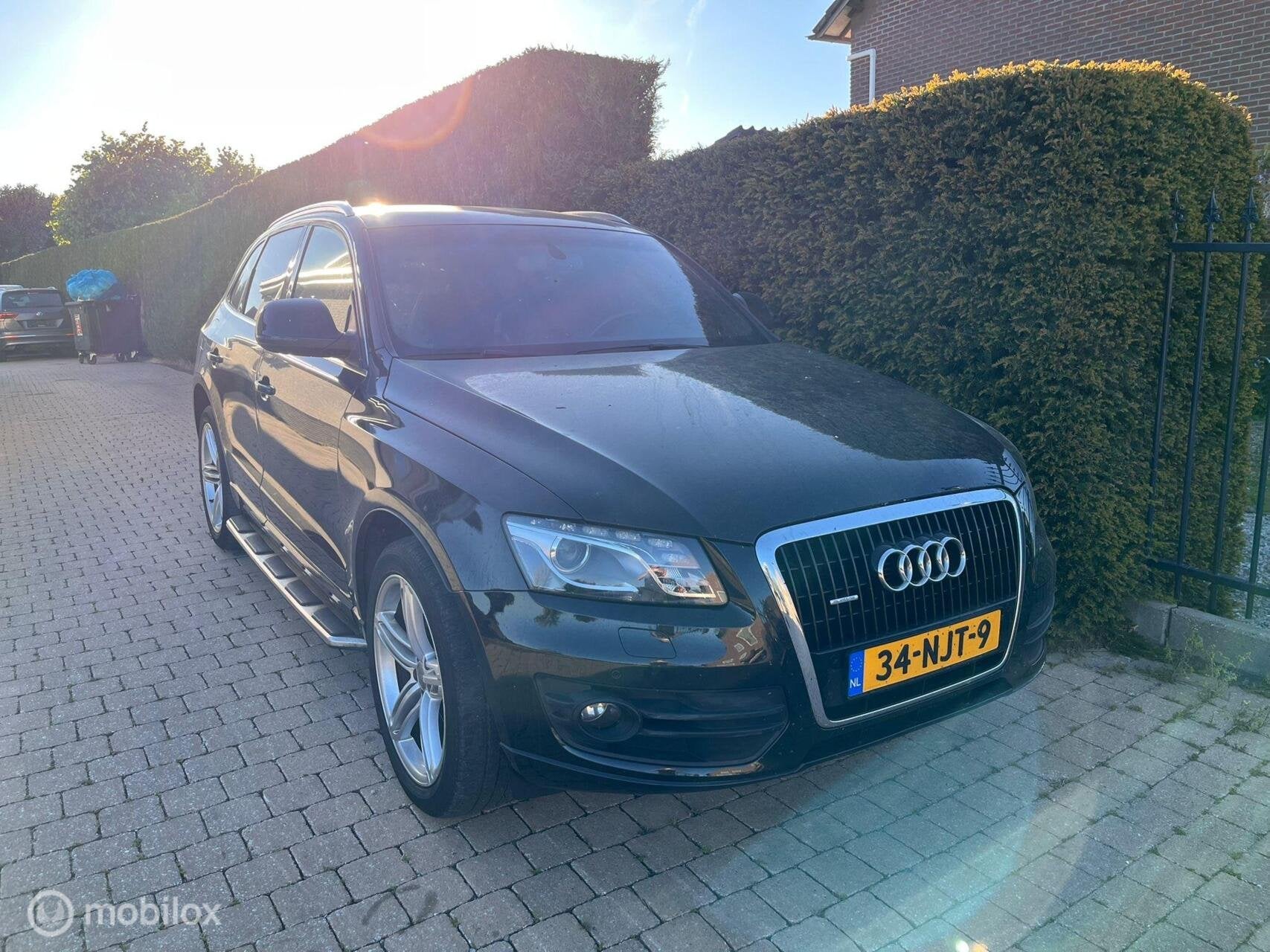 Audi Q5 3.2 FSI quattro S-Line NIEUWE DISTRIBUTIE KETTING, Auto's, Audi, Gebruikt, Zwart, Zwart, Bedrijf