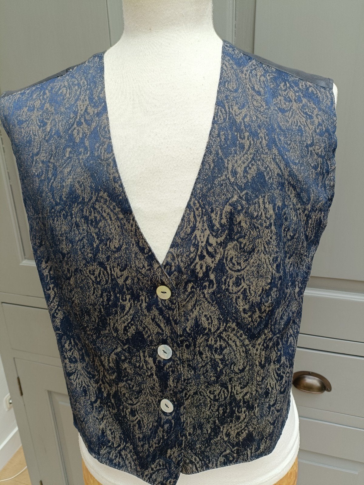 Gilet maat 36, Blauw, Foxy, Ophalen of Verzenden, Zo goed als nieuw