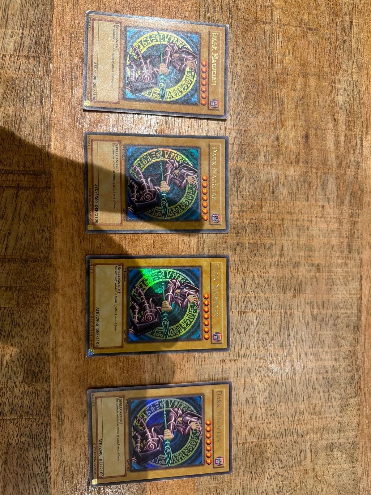 Dark Magician 1e edition sdy-e005 Yu-Gi-Oh!, Ophalen of Verzenden, Gebruikt, Meerdere kaarten, Foil