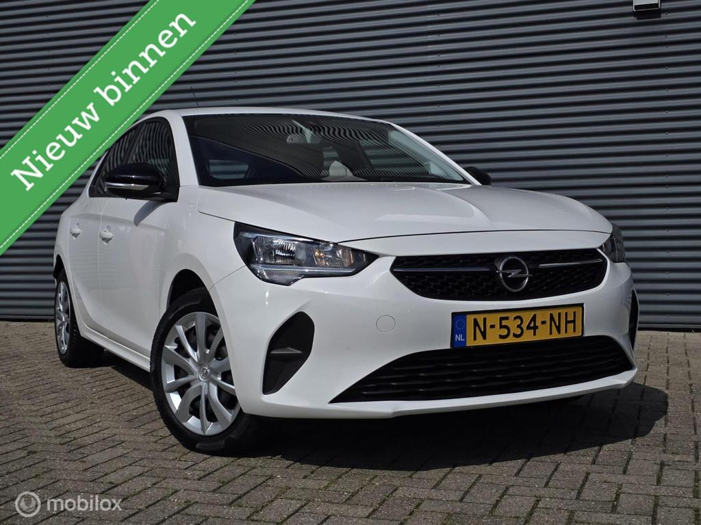 Opel Corsa-e Ultimate 50 kWh 1EIG/NAP/LED/CARPLAY, 136 pk, Gebruikt, Met garantie (alle), Wit