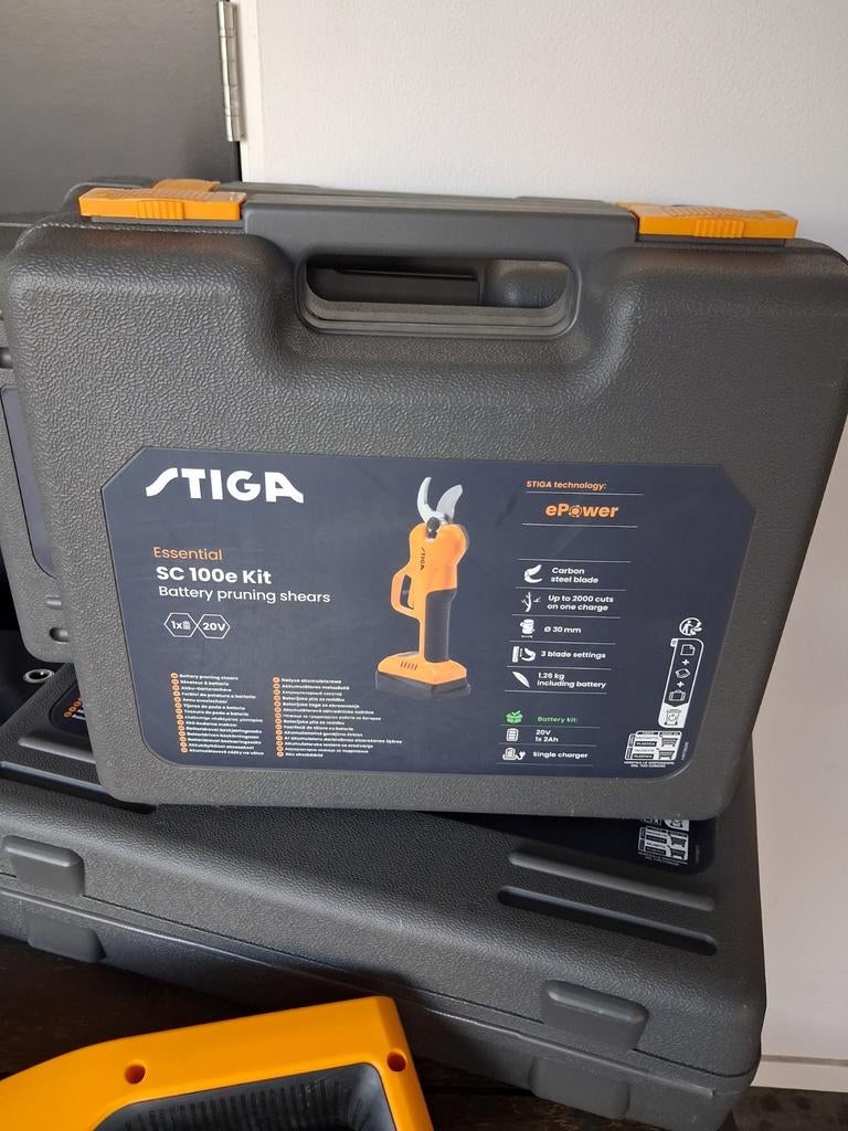 STIGA SC 100e Kit Accu Snoeischaar, Ophalen of Verzenden, Nieuw