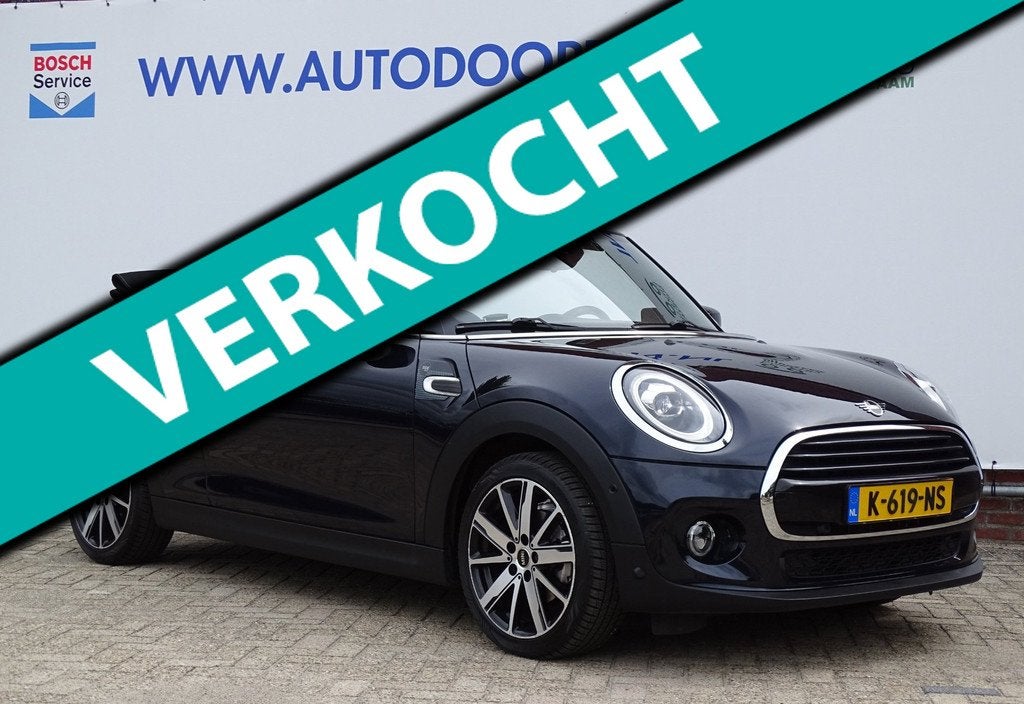 Mini Cabrio 1.5 Cooper Sidewalk Edition|ALL-SEASON|CAMERA|, Auto's, Mini, Bedrijf, Te koop, Cabrio, ABS, Adaptive Cruise Control