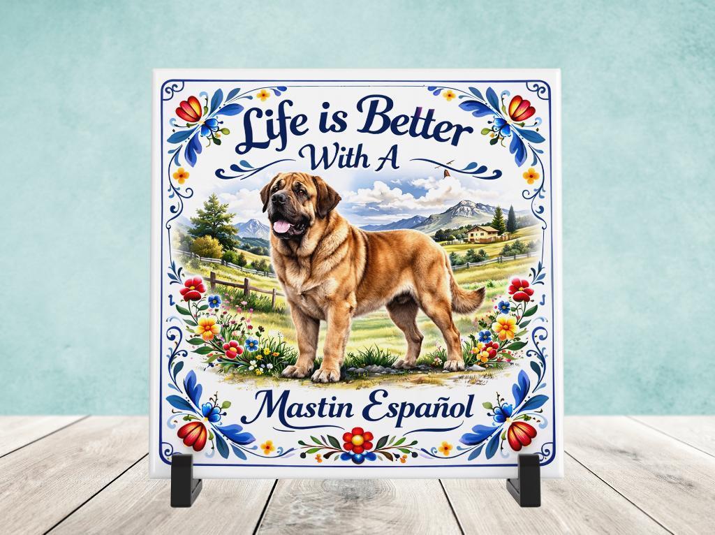 Life is Better with a Mastin Espanol - Tegel, Verzenden, Nieuw
